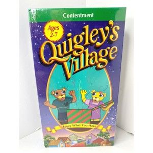 QUIGLEY'S VILLAGE ENJOY WHAT YOU HAVE, VHS NEW! SEALED! AGES 2-7 ANIMATION, New